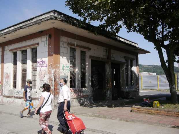 En ruinas permanece la segunda edificación de la Estación del Tren San Francisco, en Chinchiná. Se rehabilitará la construcción 