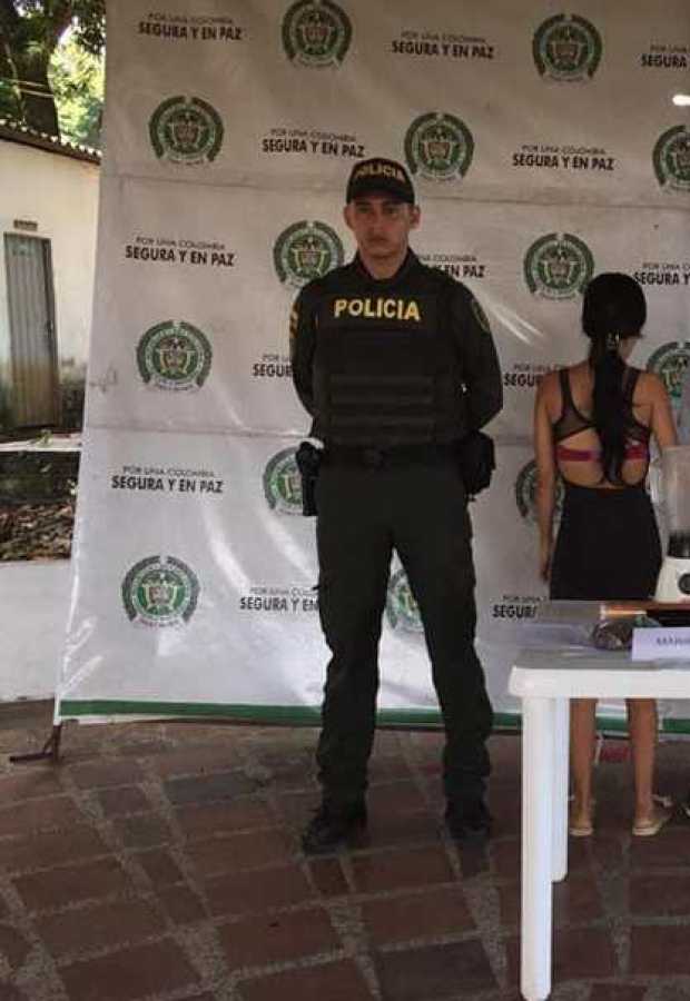 Foto| Policía| LA PATRIA  En octubre de 2018 cogieron a María Elsy en el barrio Brisas Alto, con 340 gramos de marihuana. Intent
