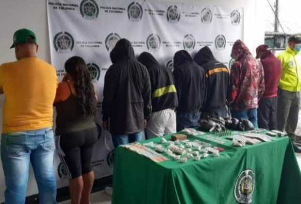 Ocho capturas hoy en La Frontera (Chinchiná)