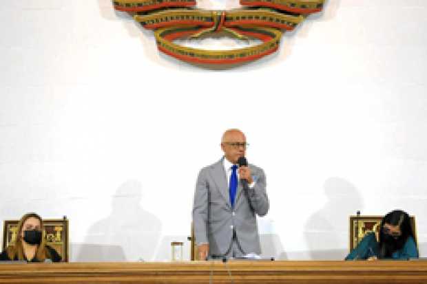 Foto | EFE | LA PATRIA     Jorge Rodríguez, presidente de la Asamblea de Venezuela.      