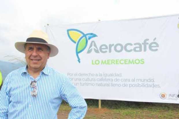 Foto | Luis Trejos | LA PATRIA  Ministro recorrió las obras de Aerocafé y escuchó a líderes políticos y a la comunidad.