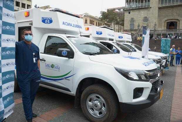 Foto I Freddy Arango I LA PATRIA  Caldas refuerza el parque automotor de sus hospitales con la entrega de ambulancias a los hosp