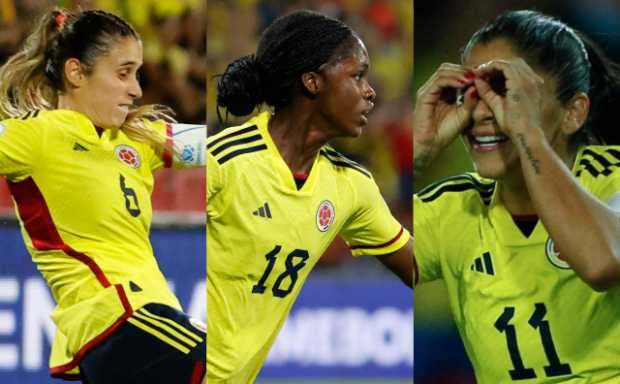 Tres jugadoras colombianas, en el equipo ideal de la Copa América femenina 