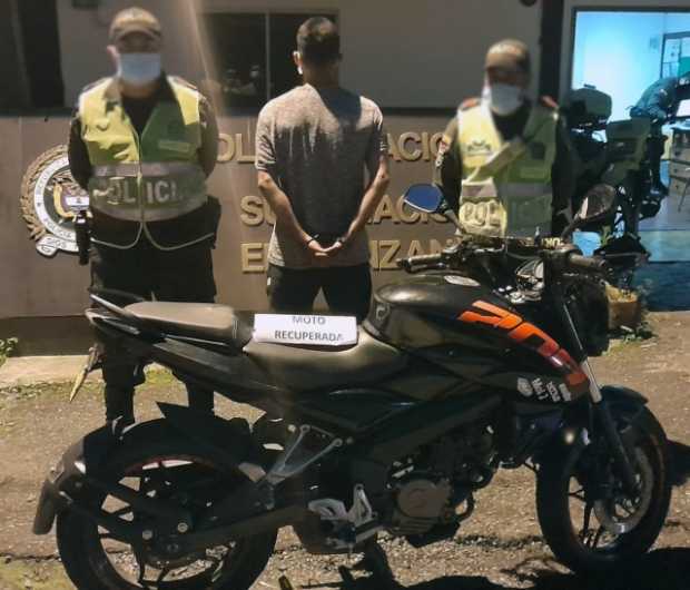 Hallaron moto robada en Manizales