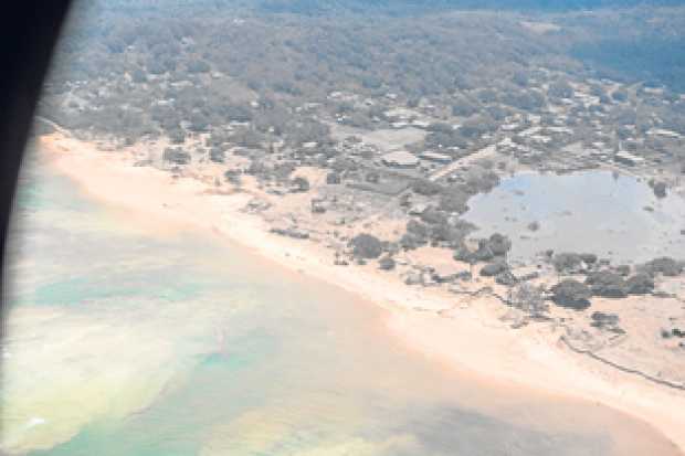 Foto | EFE | LA PATRIA    Las imágenes aéreas tomadas ayer por vuelos de reconocimiento de las Fuerzas Aéreas de Nueva Zelanda m