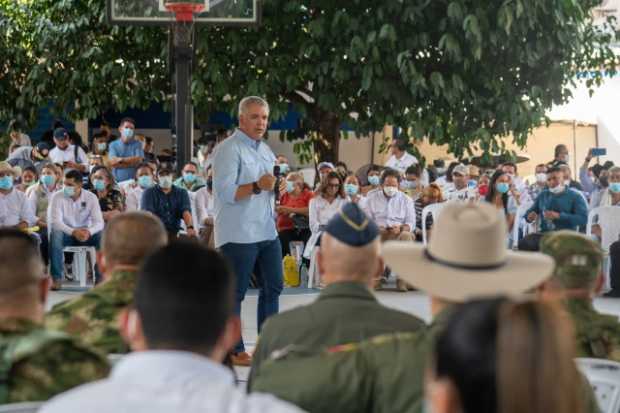 Presidente Duque visita Arauca y dice que "no hay zonas vedadas"