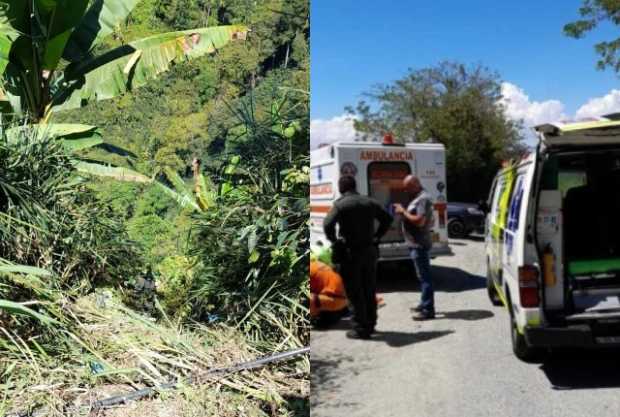 Un yip se sale de la vía en La Cabaña (Manizales) y deja tres lesionados Un yip se sale de la vía en La Cabaña (Manizales) y deja tres lesionados
