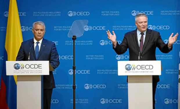 La OCDE publicó su informe sobre Colombia, en un acto conjunto en su sede de París encabezado por el secretario general de la or