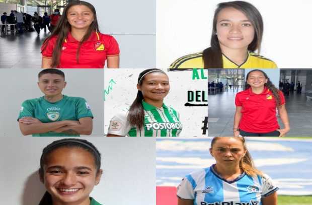 Las caldenses que participan en la Liga Femenina de Fútbol 