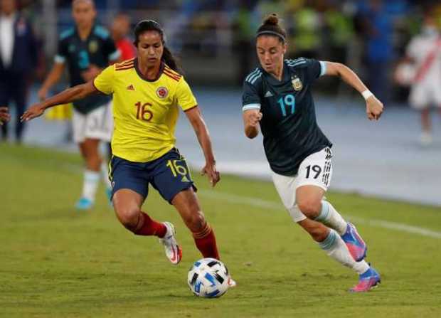 Selección Colombia femenina empató 2-2 con Argentina en partido amistoso en Cali