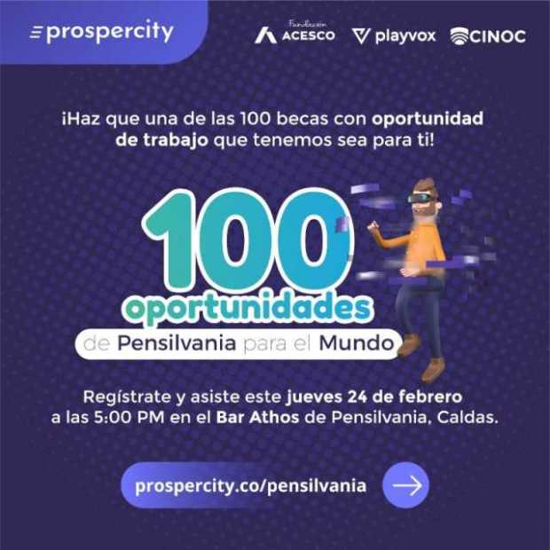 Ofrecen 100 becas en desarrollo de software con conexión laboral en Pensilvania