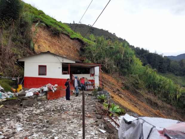 Vivienda afectada por derrumbe en Pensilvania Vivienda afectada por derrumbe en Pensilvania