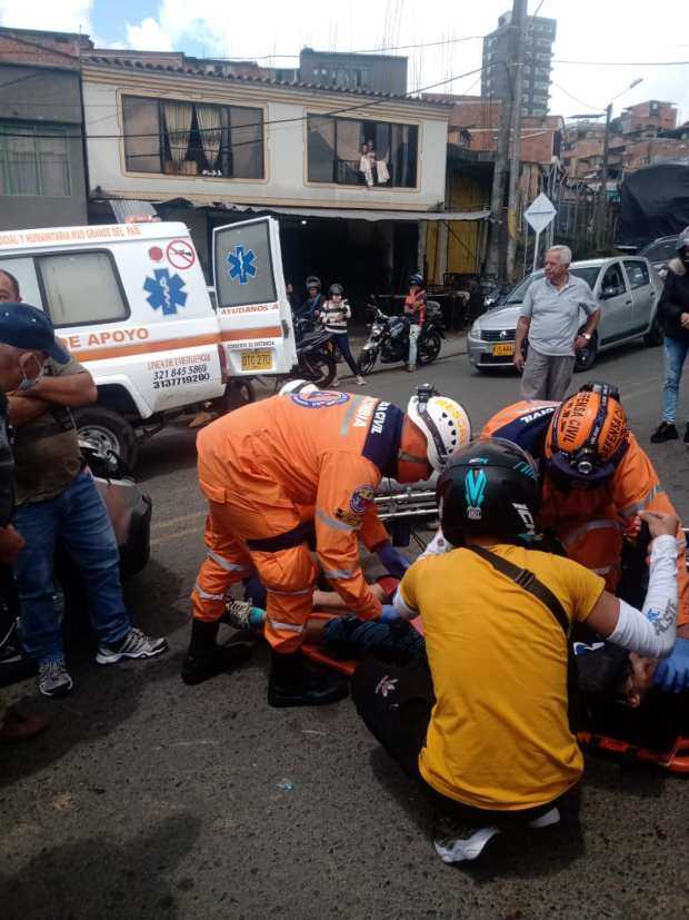 El accidente. El accidente.