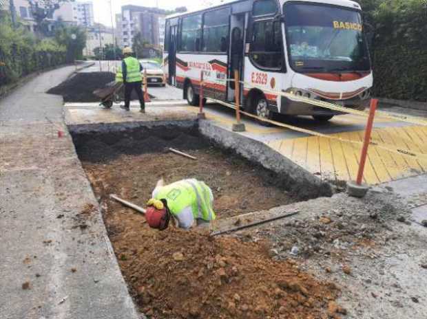  Foto | Darío Augusto Cardona | LA PATRIA  Según la Alcaldía, la otra semana terminarán las obras por completo. Se espera que es