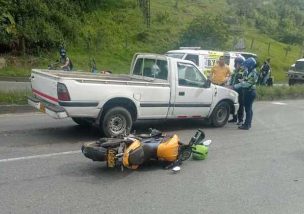 Un lesionado en accidente de tránsito en la Panamericana 