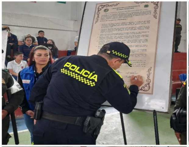 Coronel Luis Fernando Arcos, comandante de la Policía Metropolitana de Manizales.