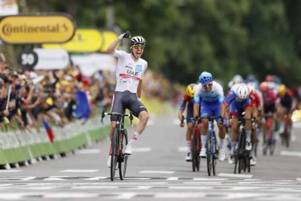 Pogacar asalta el liderato del Tour de Francia en la etapa maratón