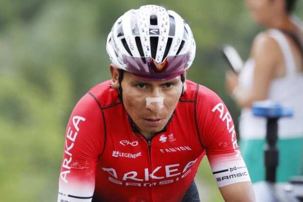 Nairo Quintana se mantiene de sexto en la etapa 14 del Tour de Francia 