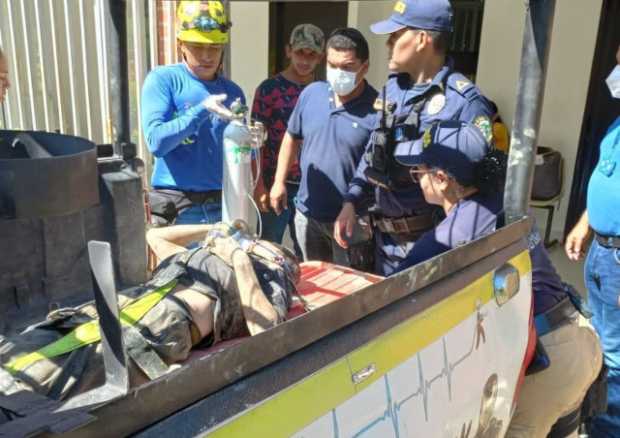 Un lesionado por accidente en el interior de una mina en Marmato