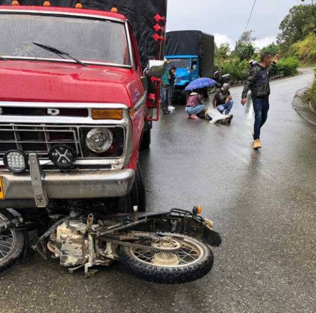 Un hombre murió en la vía entre Pácora y Aguadas