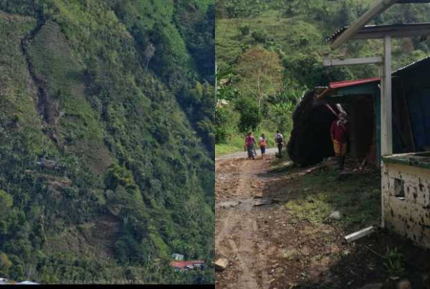 Roca de casi dos metros cayó sobre viviendas del Romeral en Manzanares Roca de casi dos metros cayó sobre viviendas del Romeral en Manzanares