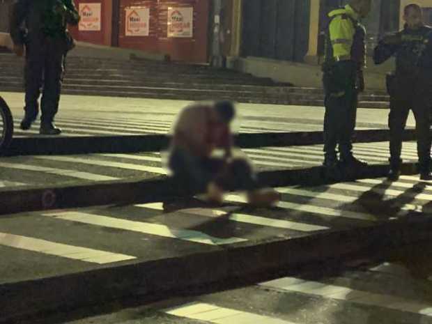 Presunto intento de hurto produjo dos heridos en la Plaza de Bolívar de Manizales