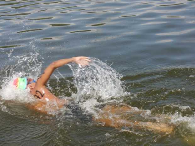 11 medallas en aguas abiertas para Caldas en la Segunda Parada en Chinchiná