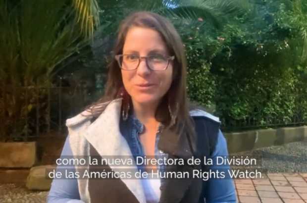 Human Rights Watch nombra a la colombiana Juanita Goebertus responsable para las Américas