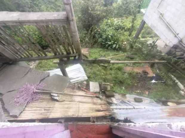 Se desploma una casa en Risaralda (Caldas)