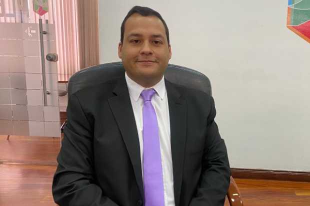 Simón Ramírez, del Partido Conservador, futuro presidente del Concejo de Manizales para el año 2023.