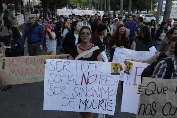 86 líderes sociales fueron asesinados en el primer semestre del 2022