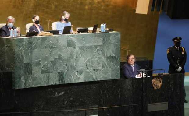Gustavo Petro habló por primera vez ante la Asamblea General de la ONU.