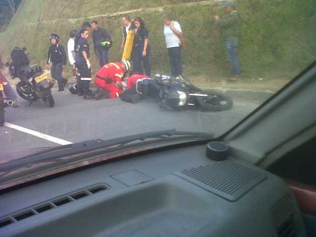 Imágenes accidente en la avenida Kévin Angel