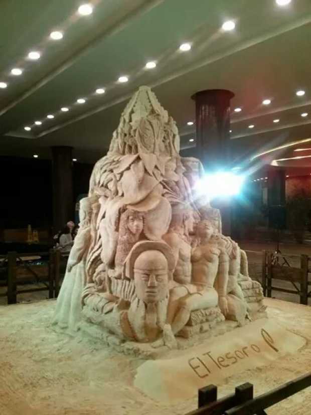 Escultura en arena 
