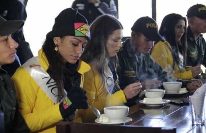 Las 23 candidatas al Reinado Internacional visitaron el Parque Natural Los Nevados