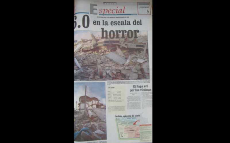 El reporte preliminar de ese lunes dio un terremoto de 6.0 grados. Luego el servicio geológico lo aumentó a 6.4. 