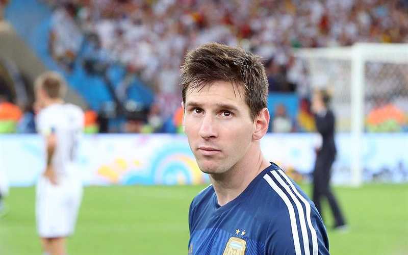 Se notaba la desazón de Lionel Messi. 
