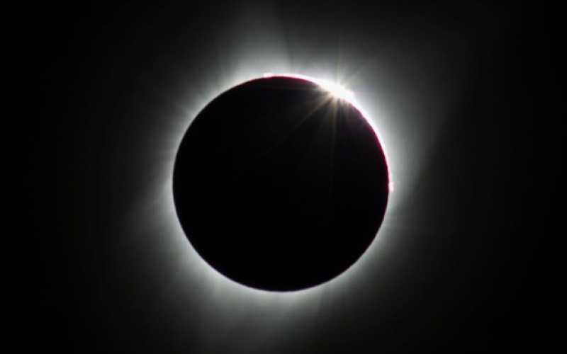 Foto |EFE | LA PATRIA vista del eclipse solar desde Jackson, Wyoming (Estados Unidos) 