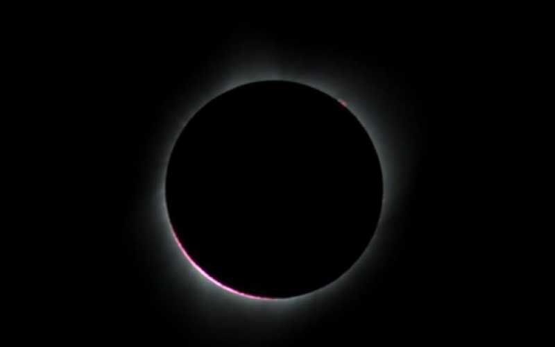 Foto |EFE | LA PATRIA vista del eclipse solar desde Jackson, Wyoming (Estados Unidos) 