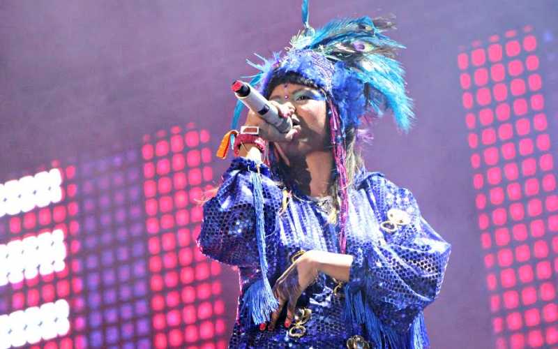 Li  Saumet, vocalista de Bomba Estéreo, se tragó  el escenario principal  con su voz inclasificable  y su gran carisma. 