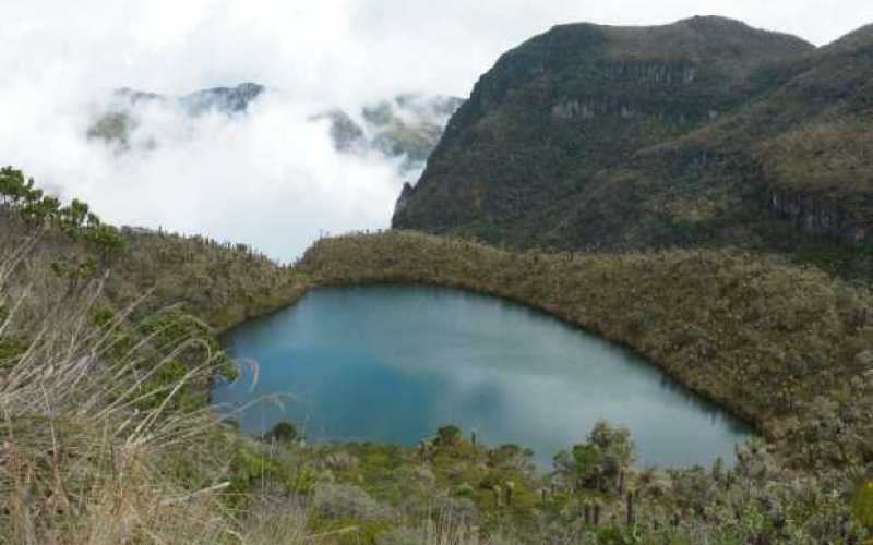 Foto | Freddy Arango | LA PATRIA La Laguna El Corazón, se encuentra a mitad de camino, a un lado de la carretera que bordea el N