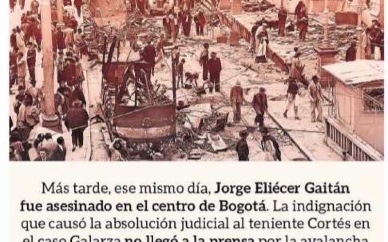 La historia de Eudoro Galarza Ossa, el primer periodista asesinado en Colombia. Por Adriana Villegas Botero. Resvista Escribanía