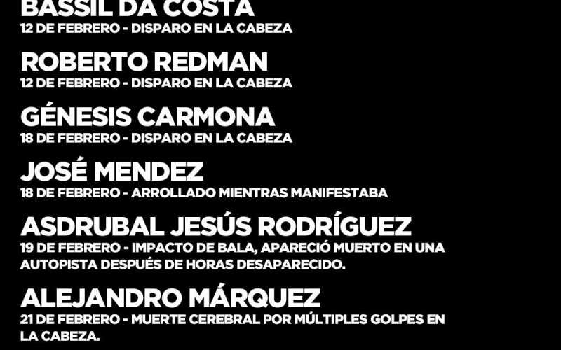 Vero Ruiz del Vizo‏ @VeroRuizdelVizo Estudiantes que han fallecido. #Justicia