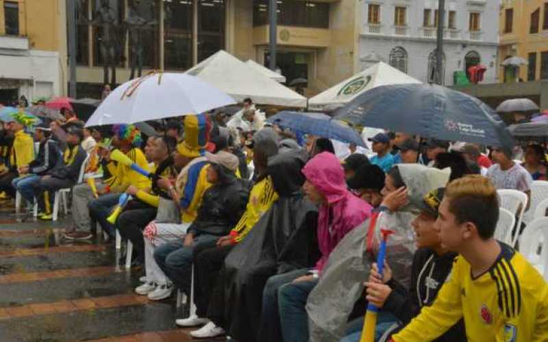 Foto | Freddy Arango | LA PATRIA Plaza de Bolívar de Manizales. 