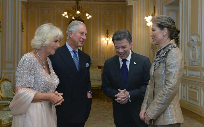 Visita príncipe de Gales a Colombia