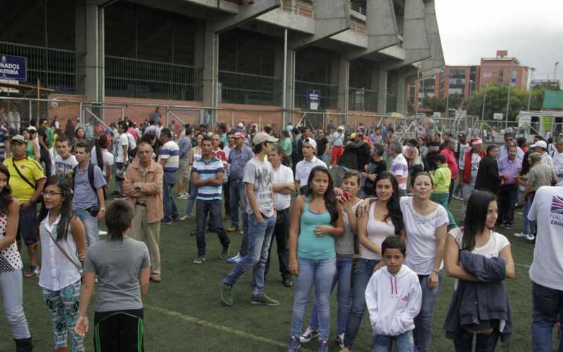 Se vivió una fiesta e la cancha sintética Luis Fernando Montoya.