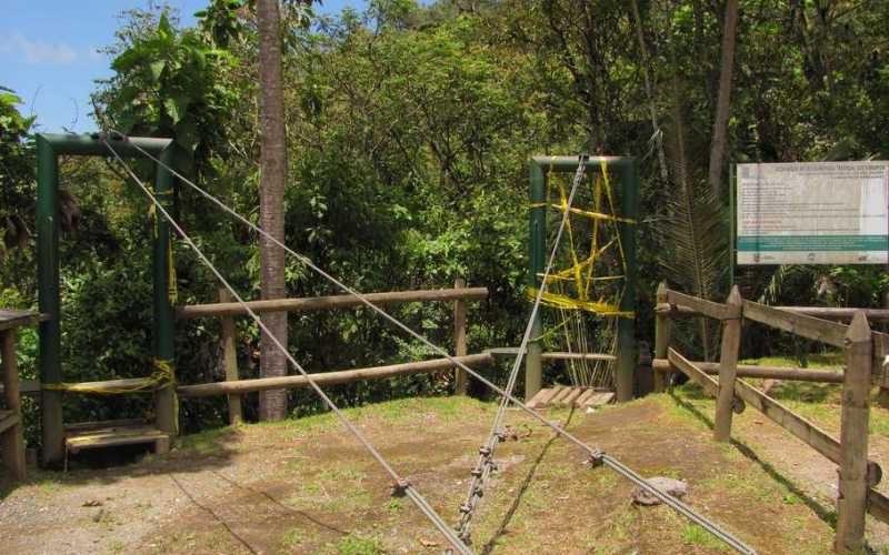 Atractivos como el puente tibetano y el canopy siguen inhabilitados. 