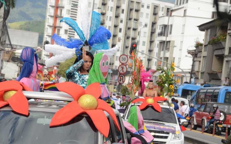 Recorrido del desfile por la Av Santander 