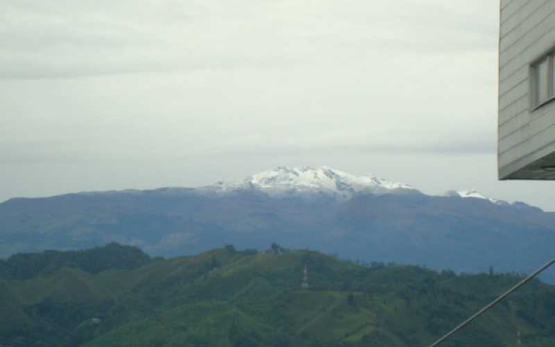 Disfrutando de un paisaje hermoso 