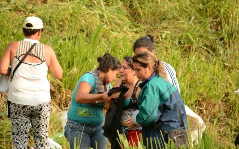 Familiares de mineros desaparecidos 